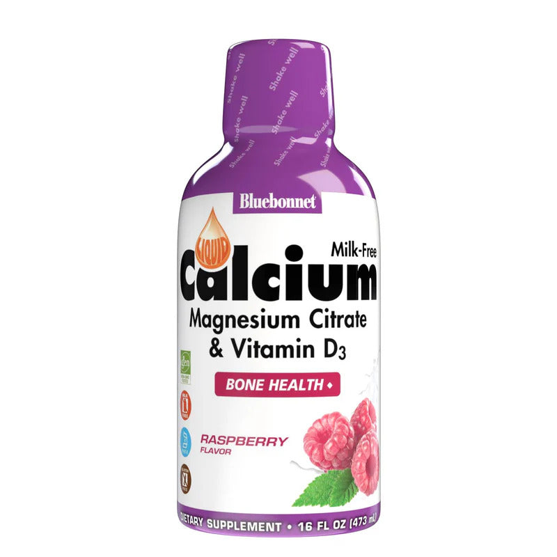 Liquid Calcium, Magnesium Citrate, & Vitamin D3 16 fl. oz. (473 mL) Raspberry