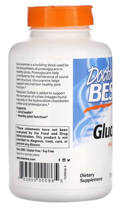 Glucosamine Sulfate 750 mg 180 Capsules