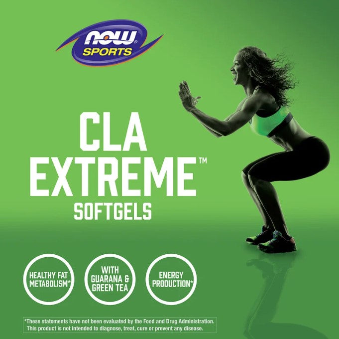 CLA Extreme, 90 Softgels, by NOW Sports