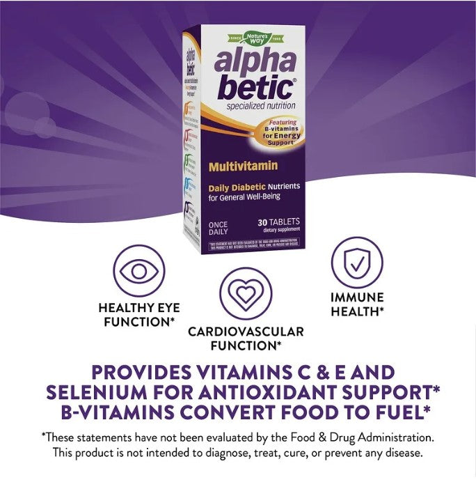 Alpha Betic Multivitamin 30 Tablets