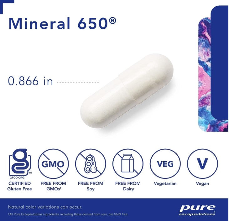 Mineral 650, 180 Capsules, by Pure Encapsulations