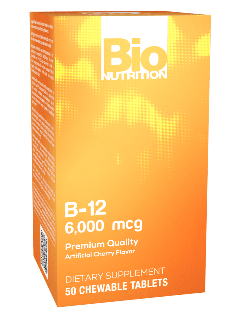 B-12 (Methylcobalamin) 6,000 mcg 50 Sublingual Tablets