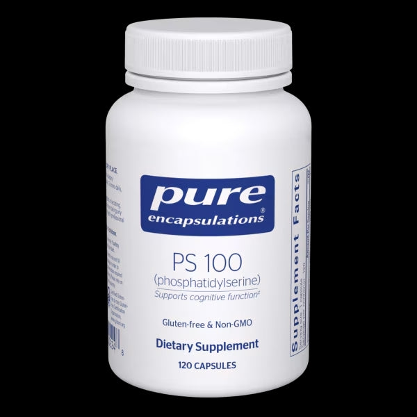 PS 100 Phosphatidylserine 120 Capsules by Pure Encapsulations