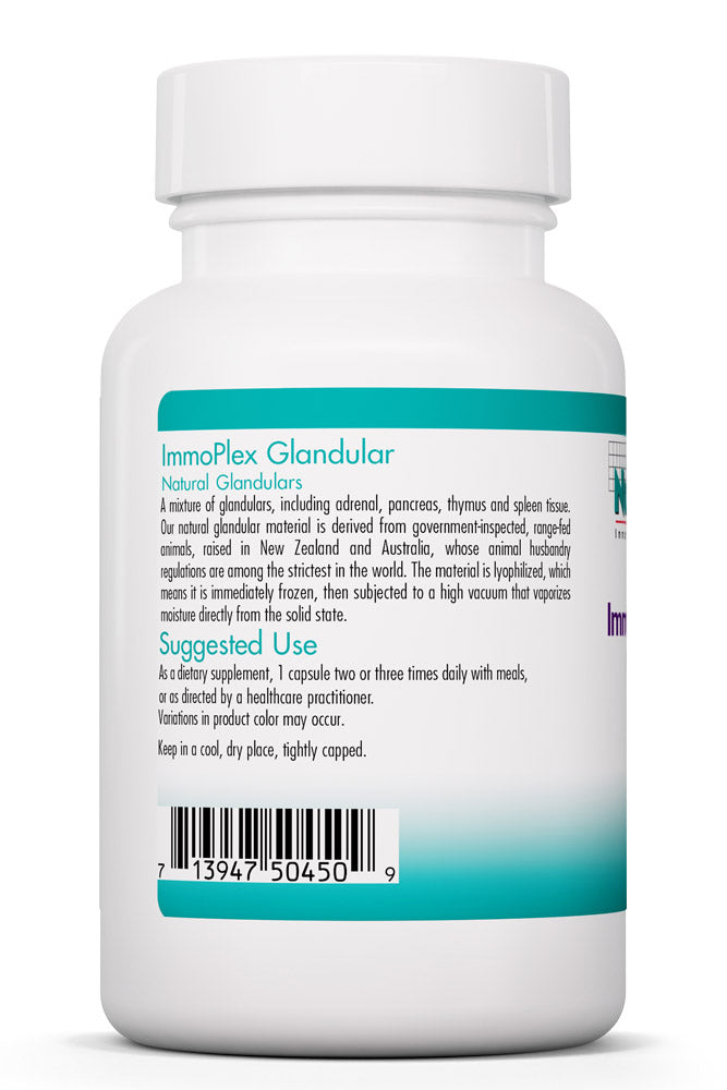 ImmoPlex Glandular 60 Vegicaps by Nutricology best price