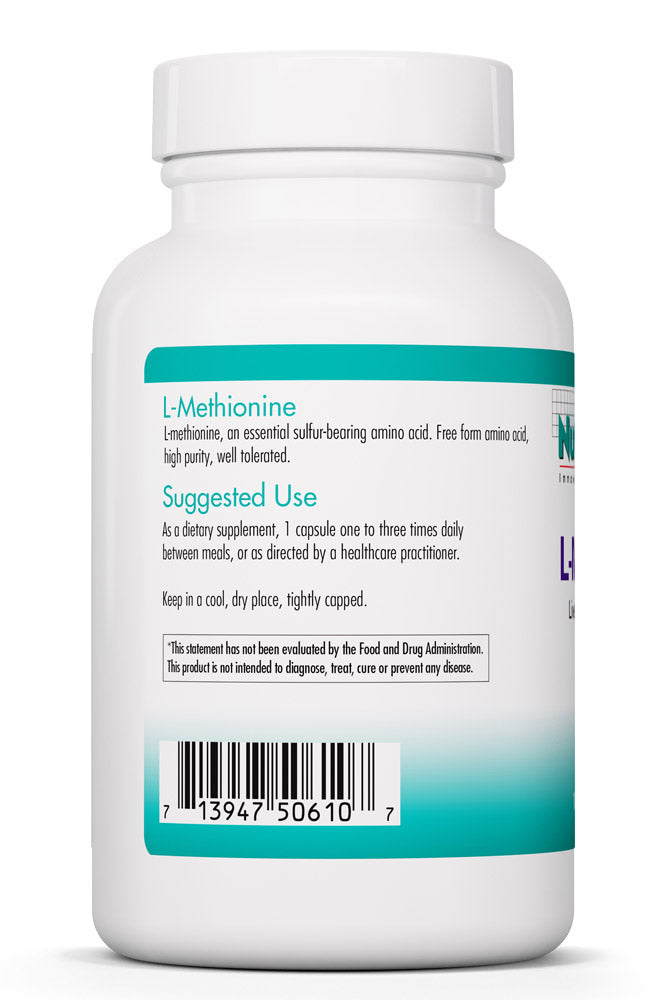 L-Methionine 100 Vegetarian Capsules by Nutricology best price