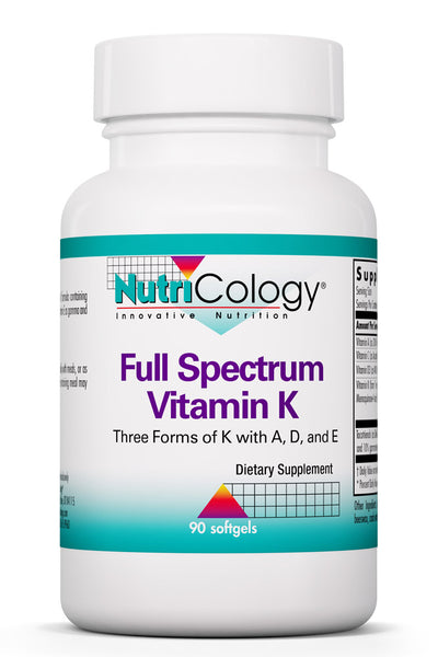 Full Spectrum Vitamin K 90 Softgels by Nutricology best price