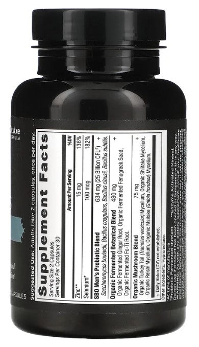 Dr. Axe Formula SBO Probiotics, Men&