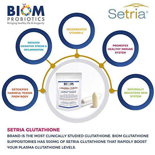 L-Glutathione + Probiotic Suppository - 15 Suppositories