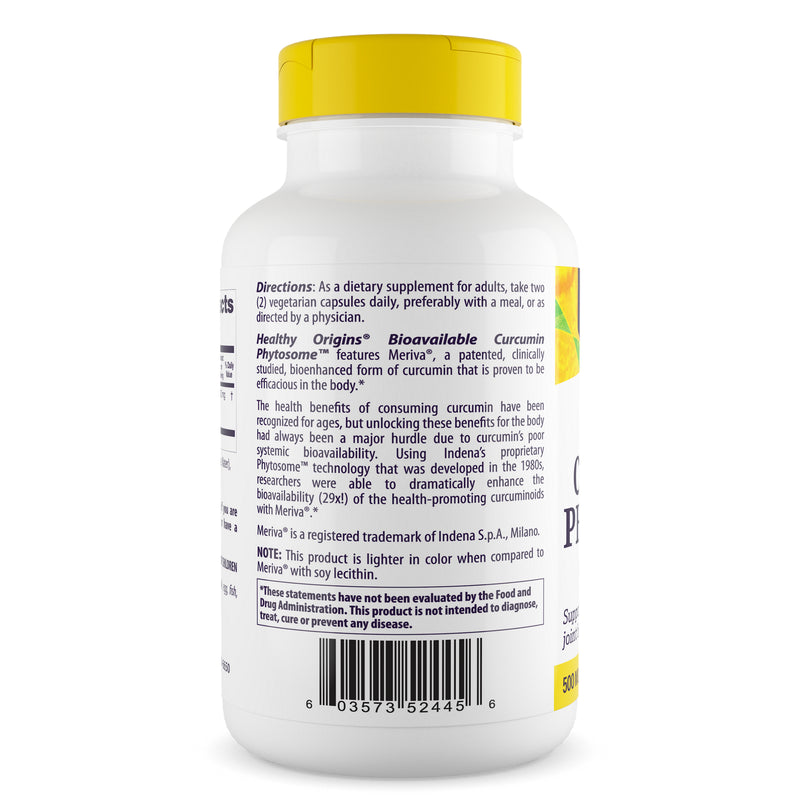 Curcumin Phytosome Featuring Meriva SF 500 mg 180 Veggie Caps by Healthy Origins best price