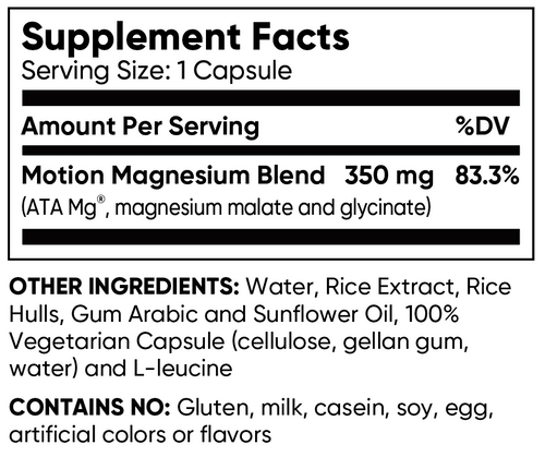 Magnesium Motion 60 Capsules