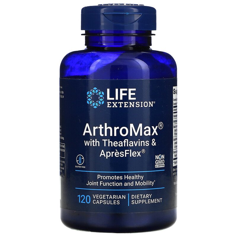 ArthroMax with Theaflavins & ApresFlex 120 Vegetarian Capsules Best Price