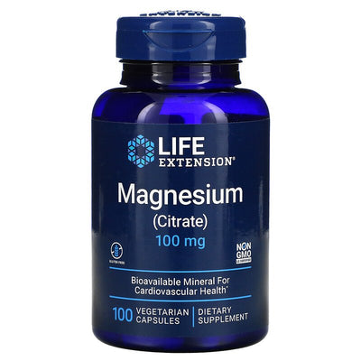 Magnesium Citrate 160 mg 100 Vegetarian Capsules Best Price