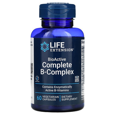 BioActive Complete B-Complex 60 Vege Caps by Life Extension best price