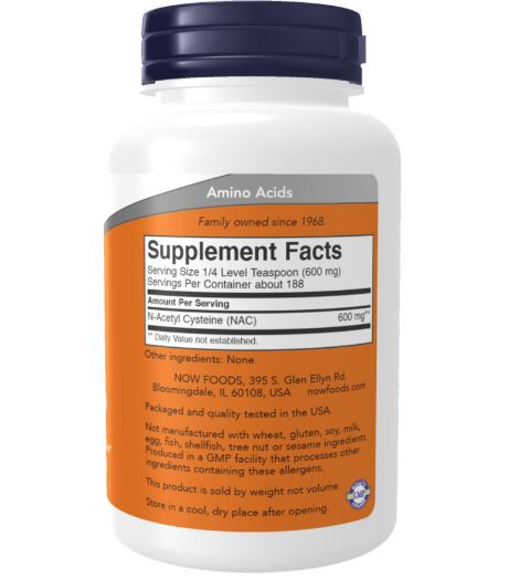 NAC Pure Powder 4 oz by NOW