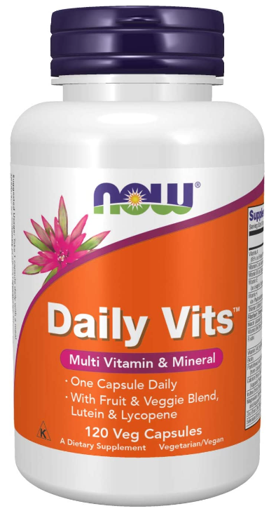 Daily Vits, Multi Vitamin & Mineral, 120 Veg Capsules, by NOW