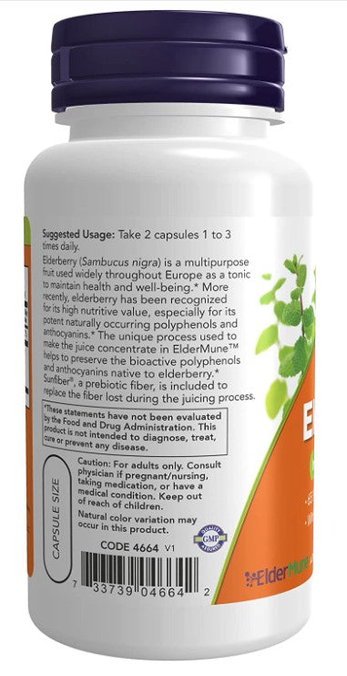 ElderMune, Immune System Support, 90 Veg Capsules, by NOW