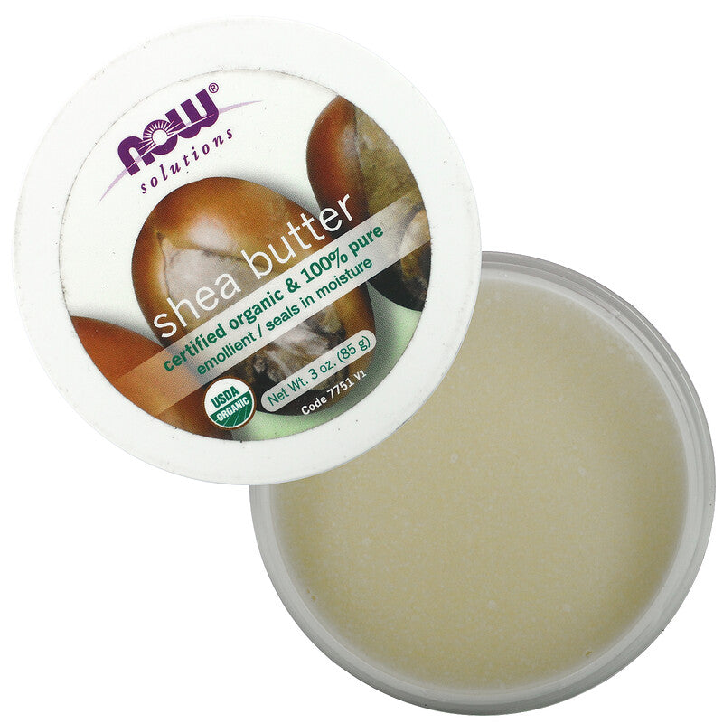 Organic Shea Butter 3 oz (85 g) By NOW Foods