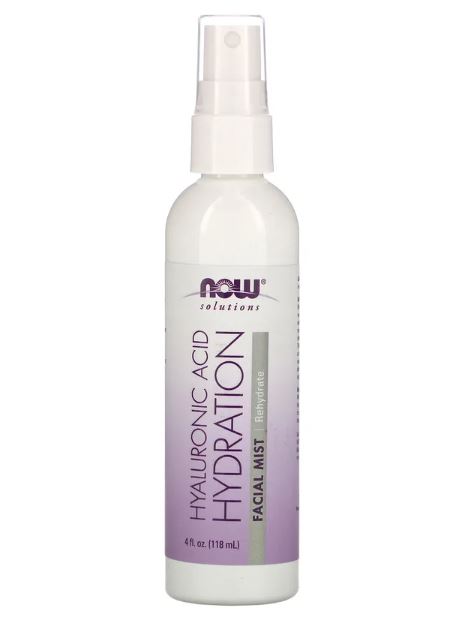 Hyaluronic Acid Hydration Facial Mist 4 fl oz (118 ml) by NOW