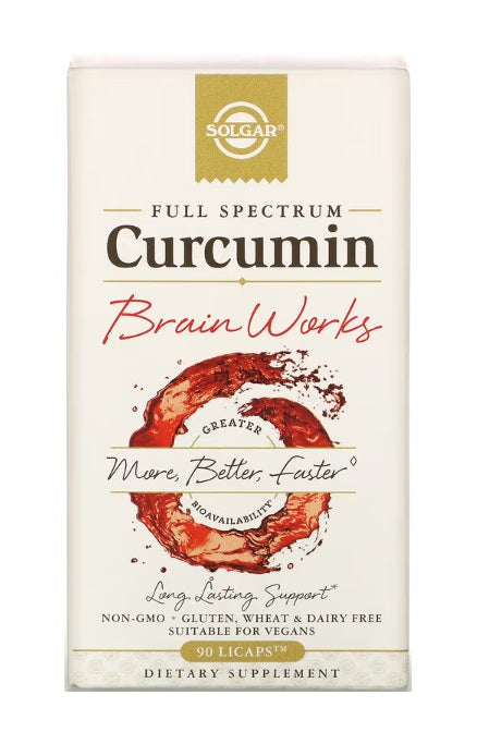 Full Spectrum Curcumin Brain Works 90 Licaps