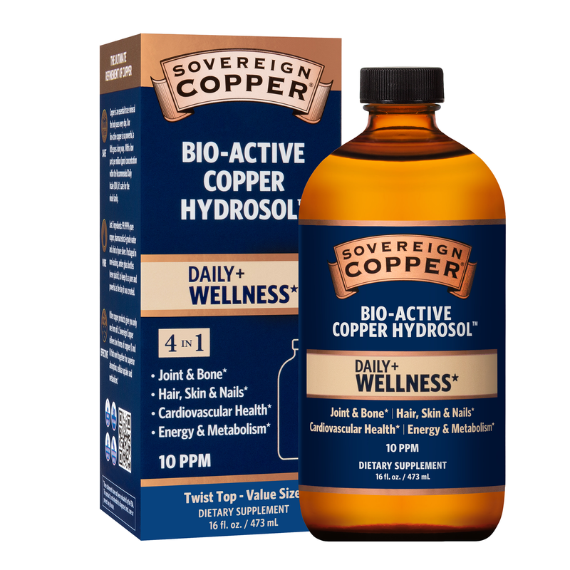 Bio-Active Copper Hydrosol 10 ppm 16 fl oz (473 ml)