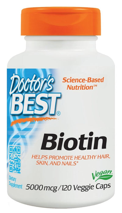 Biotin 5000 mcg 120 Veggie Caps