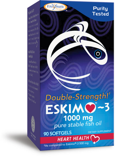 Double Strength Eskimo-3 Pure Stable Fish Oil 90 Softgels