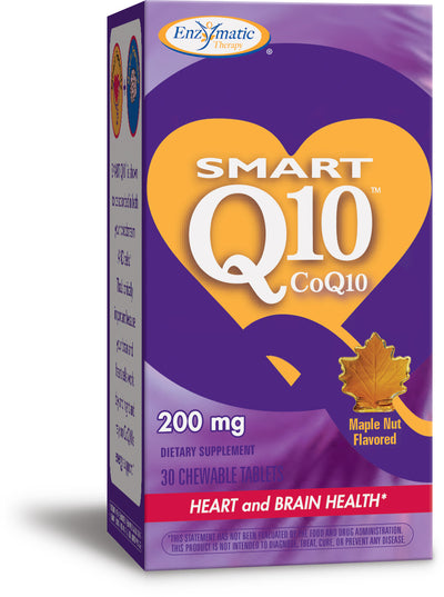 Smart Q10 Maple Nut Flavored 200 mg 30 Chewable Tablets