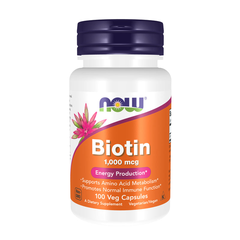 Biotin 1,000 mcg 100 Capsules