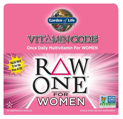 Vitamin Code Raw One for Women 75 Vegetarian Capsules