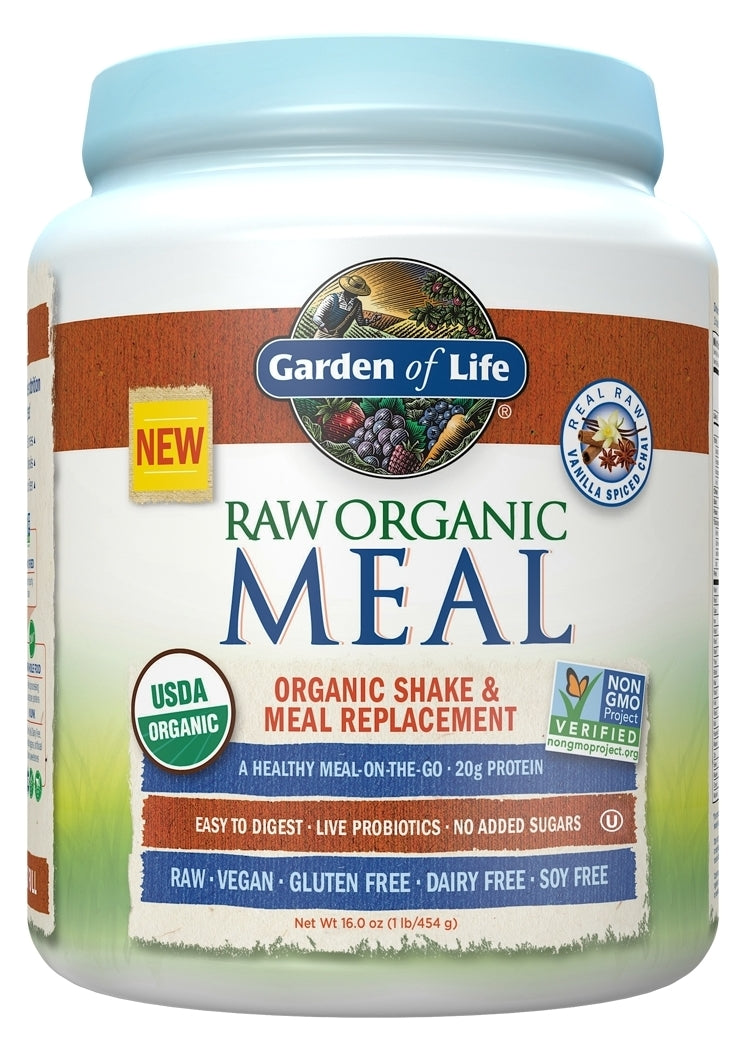 RAW Organic Meal Vanilla Spiced Chai 16 oz (455 g)