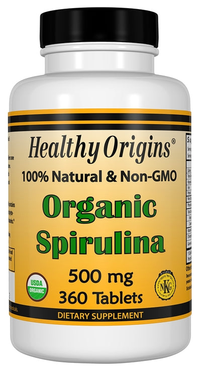 Organic Spirulina 500 mg 360 Tablets