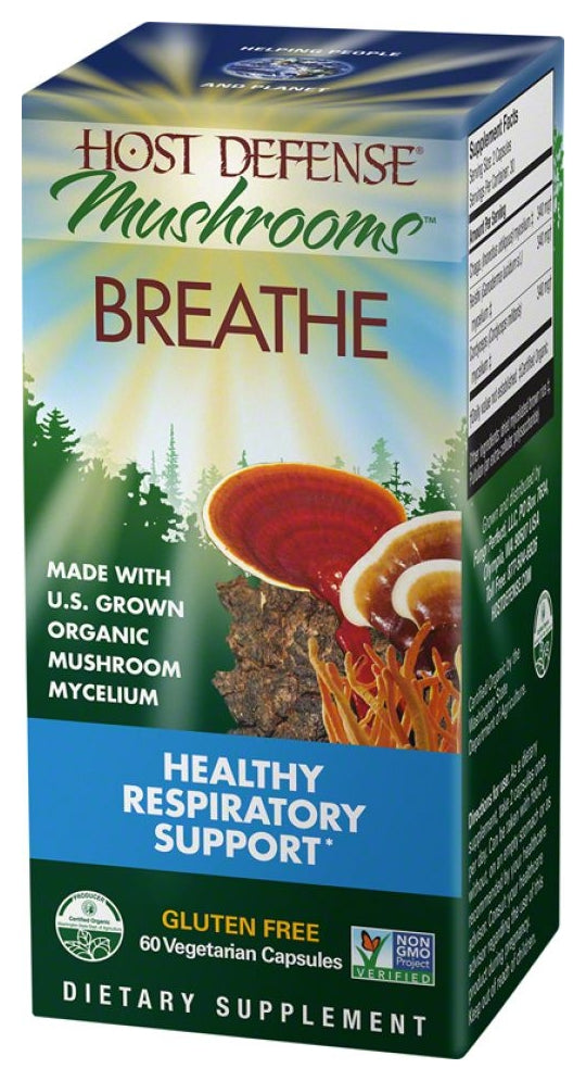 Host Defense Breathe 60 Vegetarian Capsules