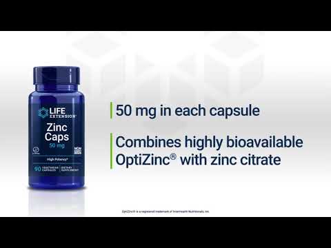 Zinc Caps High Potency 50 mg 90 Vegetarian Capsules