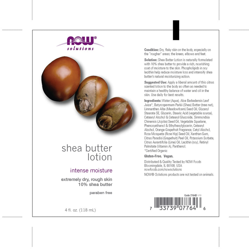 Now Solutions - Shea Butter Lotion 4 fl oz (118 ml)