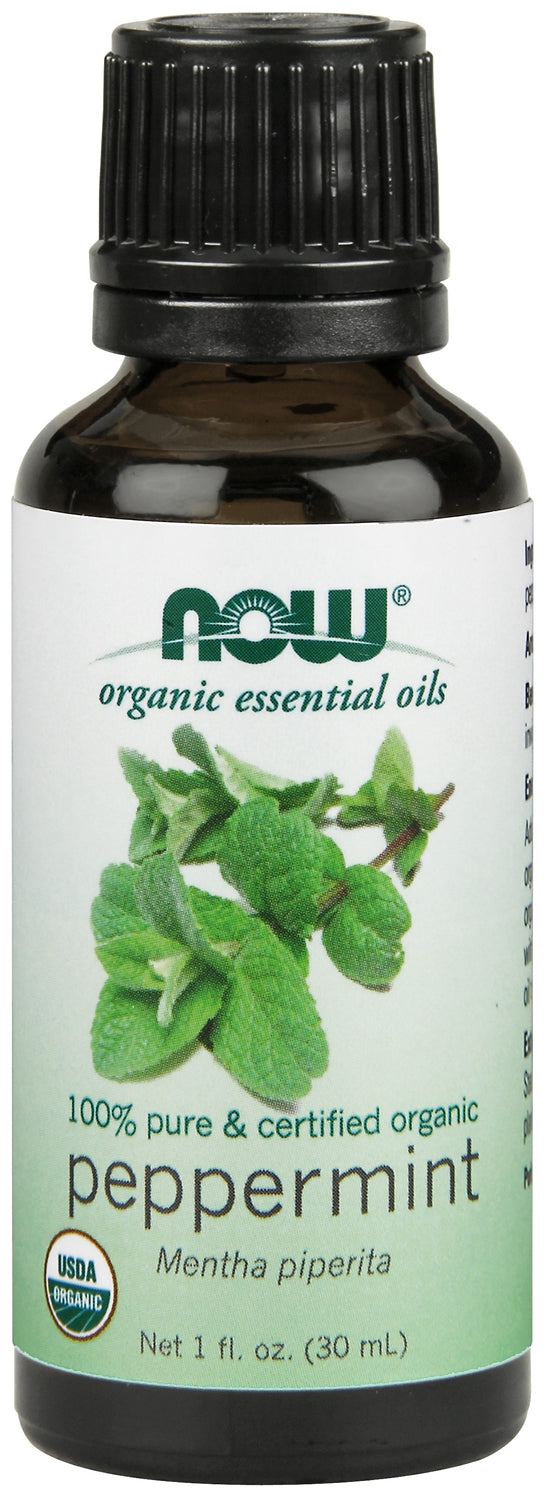 Peppermint Oil Certified Organic 1 fl oz (30 ml) | By Now Essential Oils - Best Price