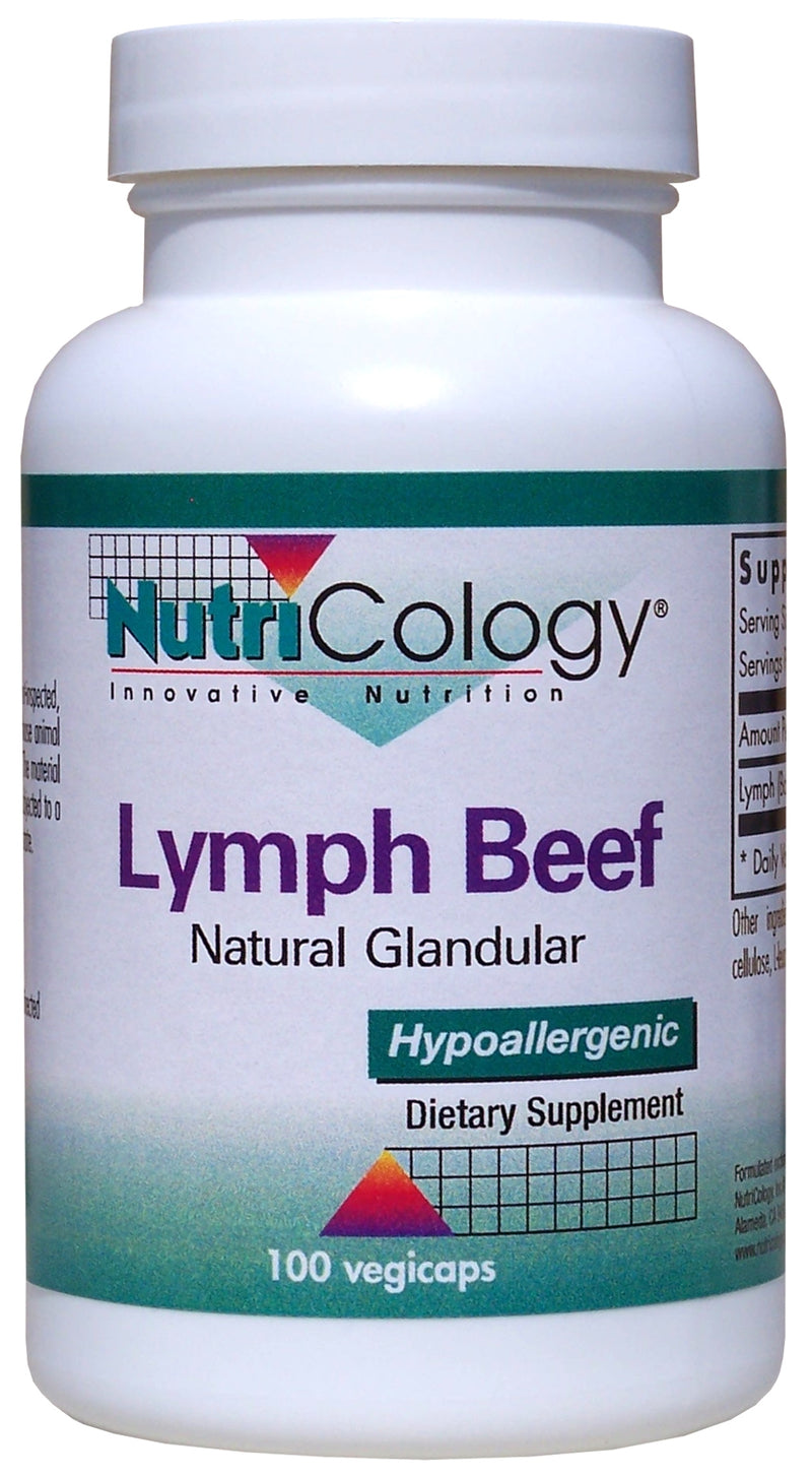 Lymph Beef Natural Glandular 100 Vegicaps