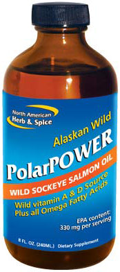 PolarPower Wild Sockeye Salmon Oil 8 fl oz (240 ml)