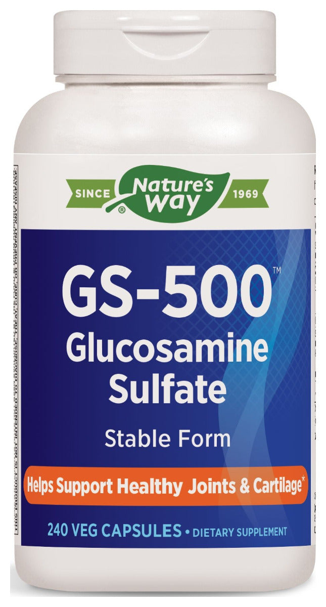 GS-500 Glucosamine Sulfate 240 Veg Capsules