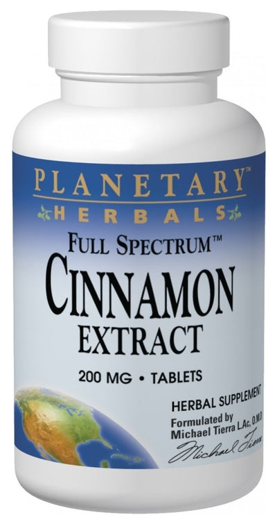 Full Spectrum Cinnamon Extract 200 mg 120 Tablets