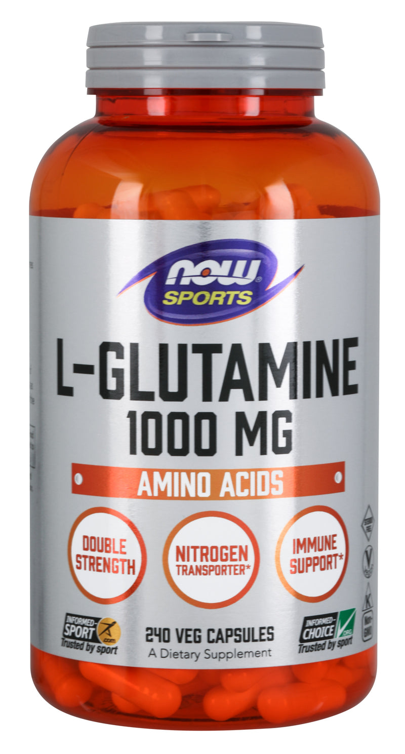 Now Sports, L-Glutamine 1000 mg 240 Capsules