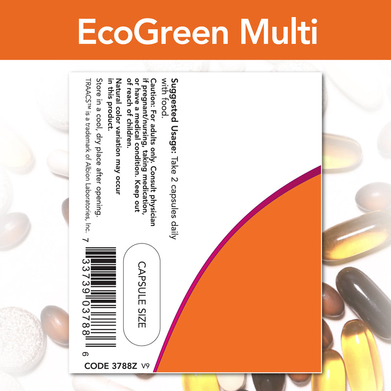 Eco-Green Multi Iron-Free 180 Veg Capsules