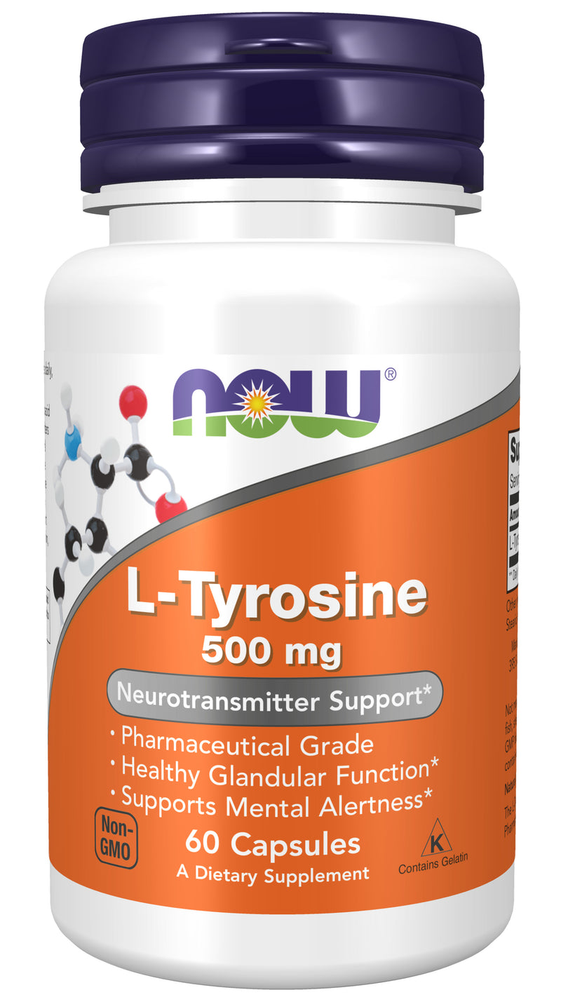 L-Tyrosine 500 mg 60 Capsules - Discontinued