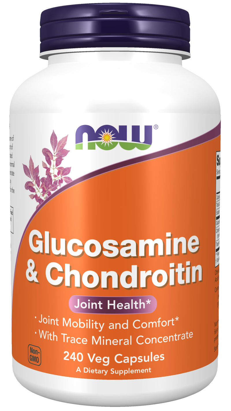 Glucosamine & Chondroitin Extra Strength 120 Tablets | By Now Foods - Best Price