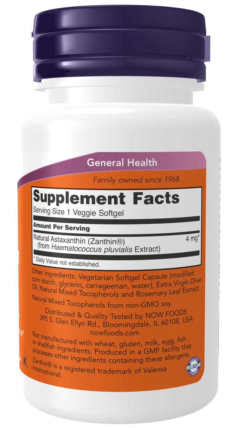 Astaxanthin 4 mg 60 Veggie Softgels