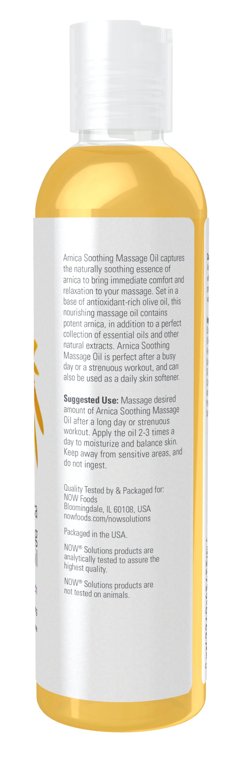 Now Solutions - Arnica Warming Relief Massage Oil 8 fl oz (237 ml)